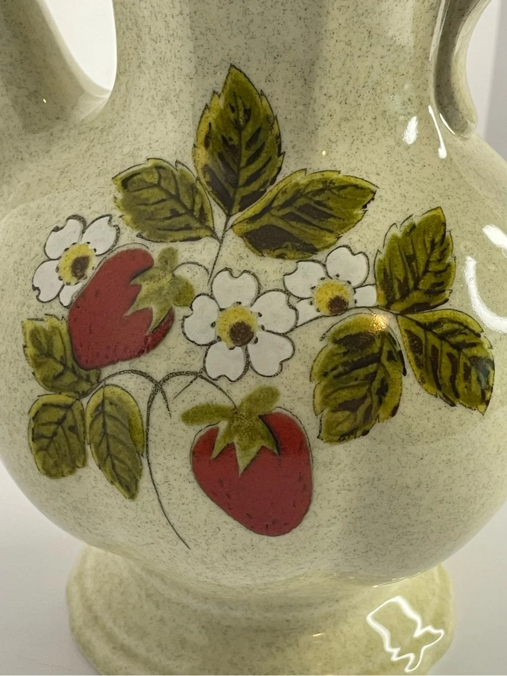 Vintage Mikasa Strawberry Festival Coffee Pot with Lid EB 801